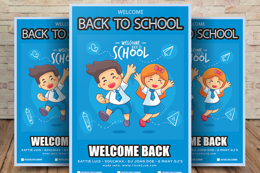 Kids Back to School Flyer