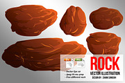 Rock Vector Illustrations