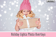Holiday Lights Photo Overlays