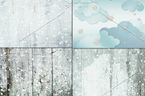 Winter snow background white texture in Textures - product preview 2