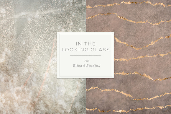 In the Looking Glass Rose Gold Foils in Textures - product preview 5