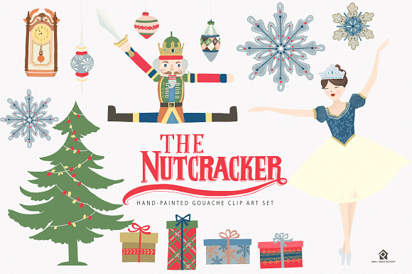 The Nutcracker Ballet Clip Art Set in Graphics - product preview 1