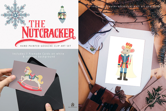The Nutcracker Ballet Clip Art Set in Graphics - product preview 2