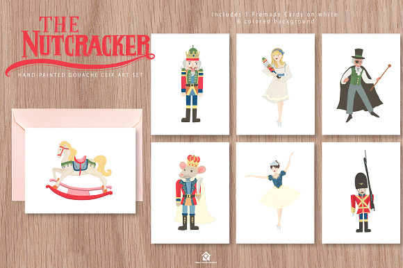 The Nutcracker Ballet Clip Art Set in Graphics - product preview 4
