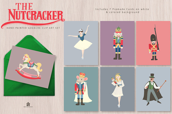 The Nutcracker Ballet Clip Art Set in Graphics - product preview 5