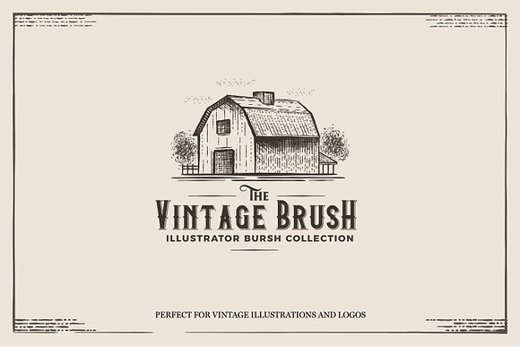 Vintage Illustrator Brushes in Add-Ons - product preview 3