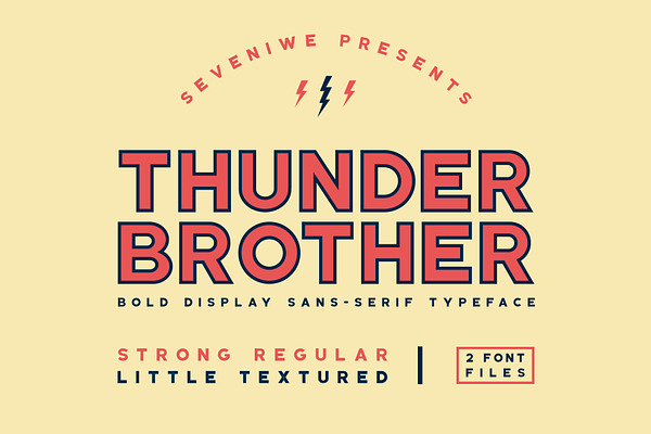 Thunderbrother - Sans-Serif Typeface