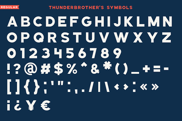 Thunderbrother - Sans-Serif Typeface in Roman Fonts - product preview 5