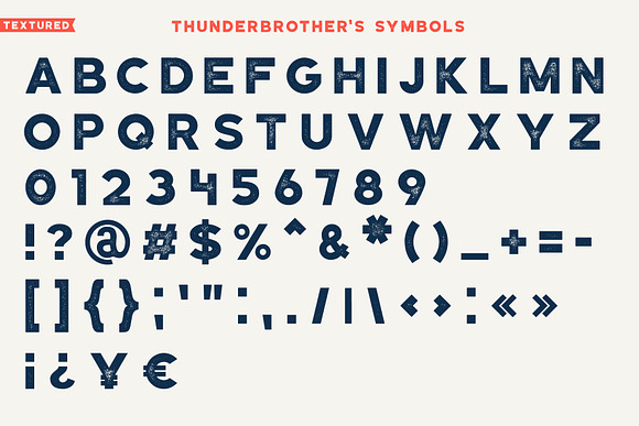 Thunderbrother - Sans-Serif Typeface in Roman Fonts - product preview 6