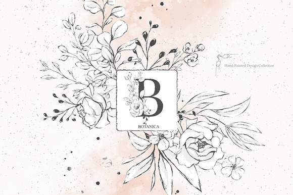 Botanica. Floral graphic set in Illustrations - product preview 22