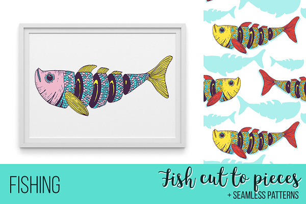 Fishing poster design