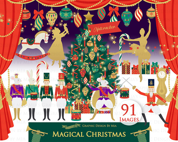 Nutcracker, Magical Christmas in Illustrations - product preview 2