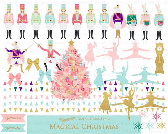 Nutcracker, Magical Christmas in Illustrations - product preview 3