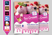 Ice Cream Shop Flyer Template Vol-02