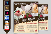 Ice Cream Shop Flyer Template Vol-03