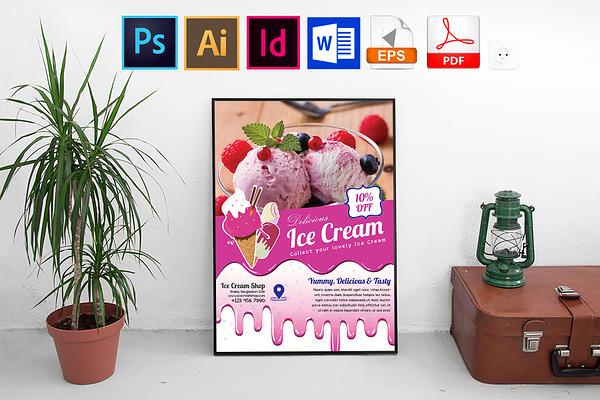 Poster | Ice Cream Shop Vol-02