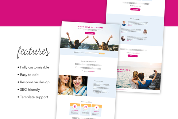 SARA: Premium Wix Template in Templates - product preview 1