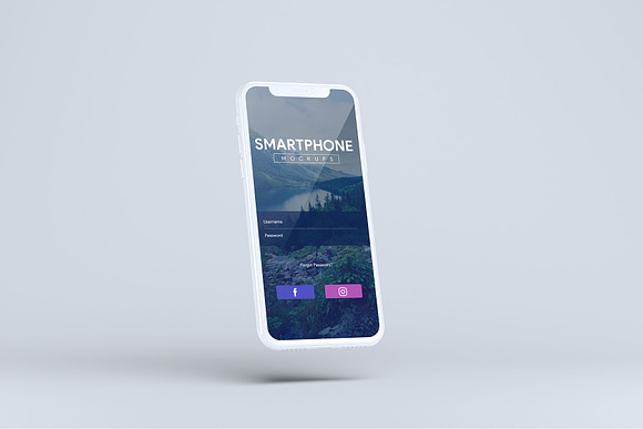 Smartphone Mock-Ups Vol. 3 in Mobile & Web Mockups - product preview 7