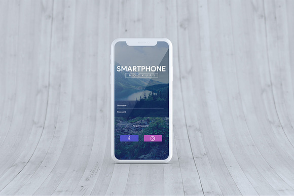 Smartphone Mock-Ups Vol. 3 in Mobile & Web Mockups - product preview 10