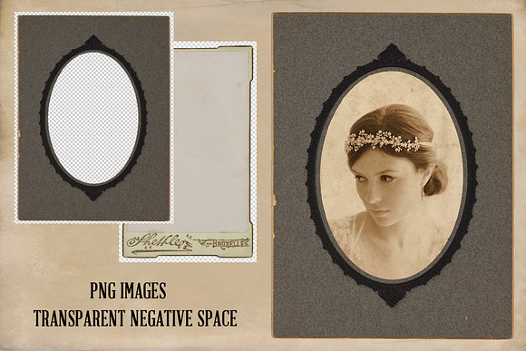 Vintage Photo Frames & Formats in Textures - product preview 1