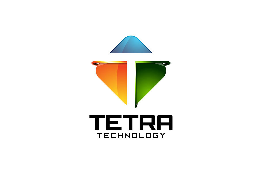 Tetra Tech - 3D Letter T Logo