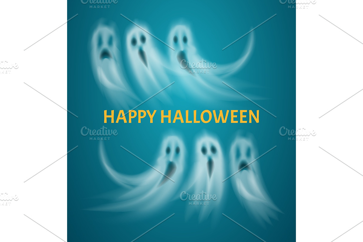Happy Halloween Poster with Text in Objects - product preview 8