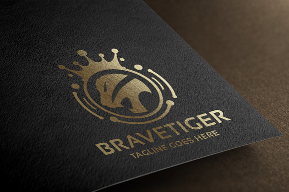 Brave Tiger Logo in Logo Templates - product preview 2
