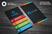 Colorful Vertical Business Cards