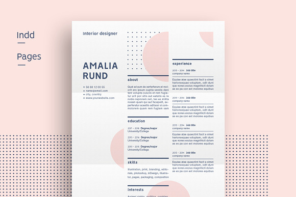 Dots in Resume Templates - product preview 8