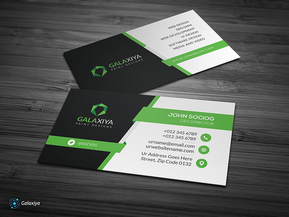 Modern Creative Business Cards in Business Card Templates - product preview 2