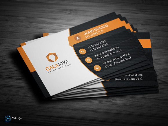 Creative Corporate Business Cards in Business Card Templates - product preview 3