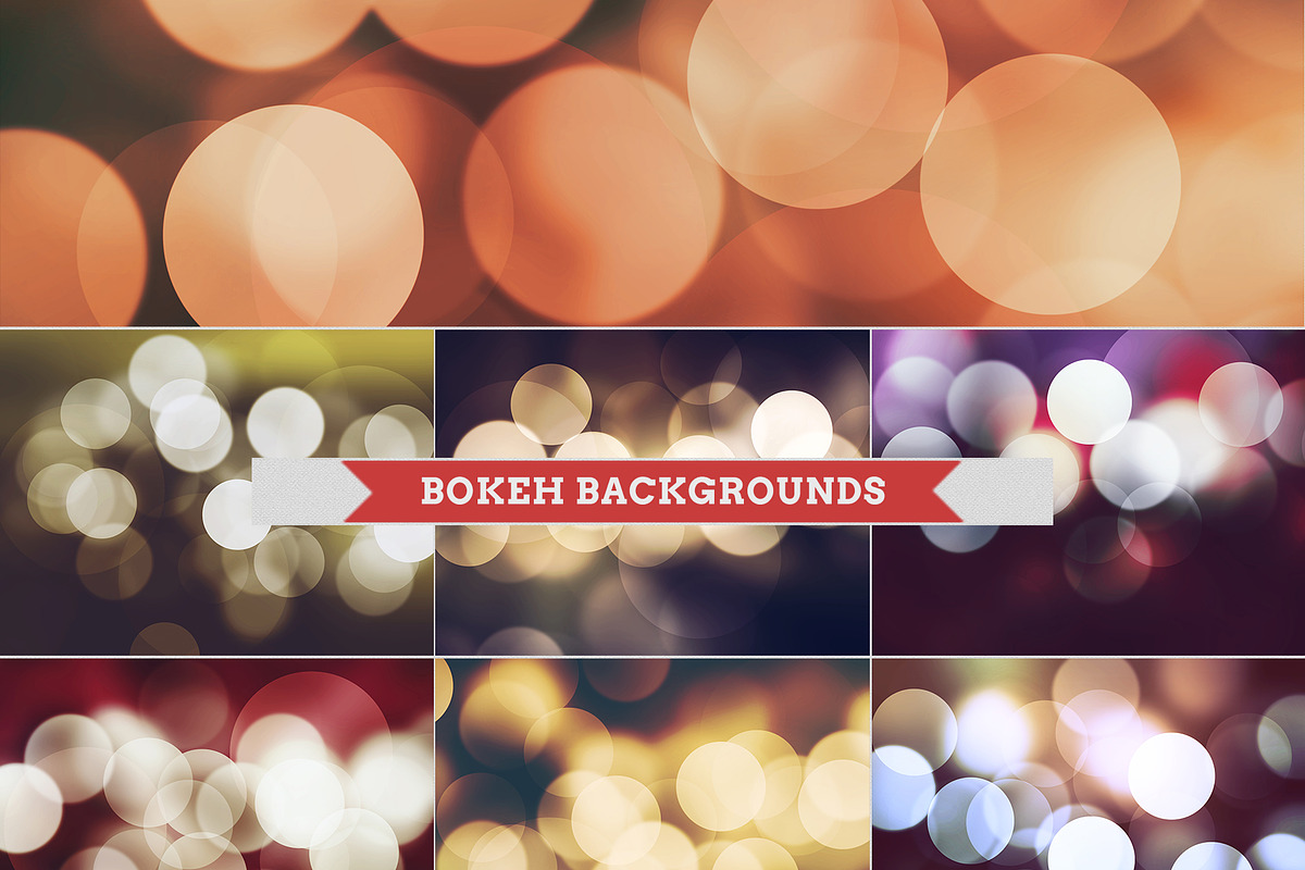 Bokeh Backgrounds in Textures - product preview 8