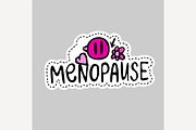 Menopause symbol doodle