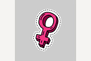 Gender symbol doodle