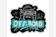 Off Road Hand Drawn Lettering