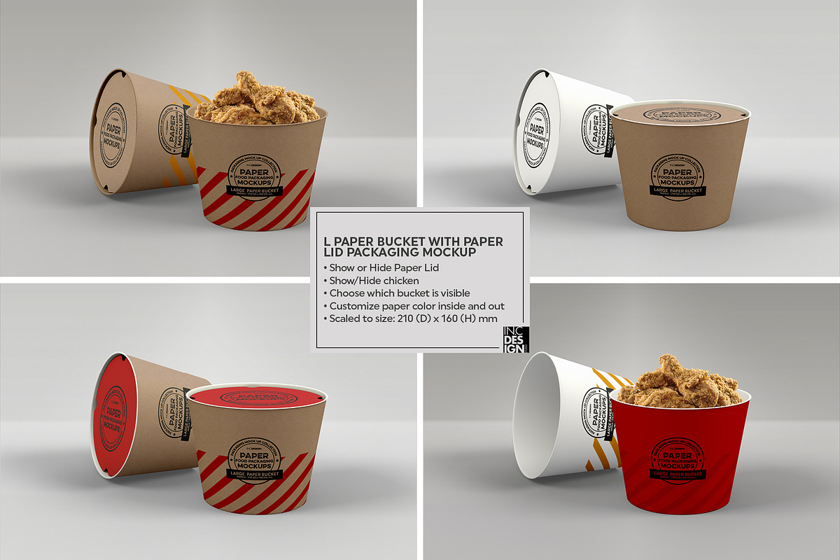 Download VOL.12 Food Box Packaging Mockups | Creative Branding Mockups ~ Creative Market
