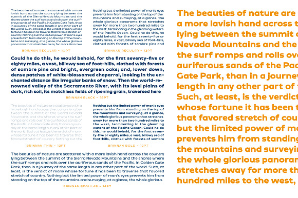 Brinnan in Sans-Serif Fonts - product preview 2