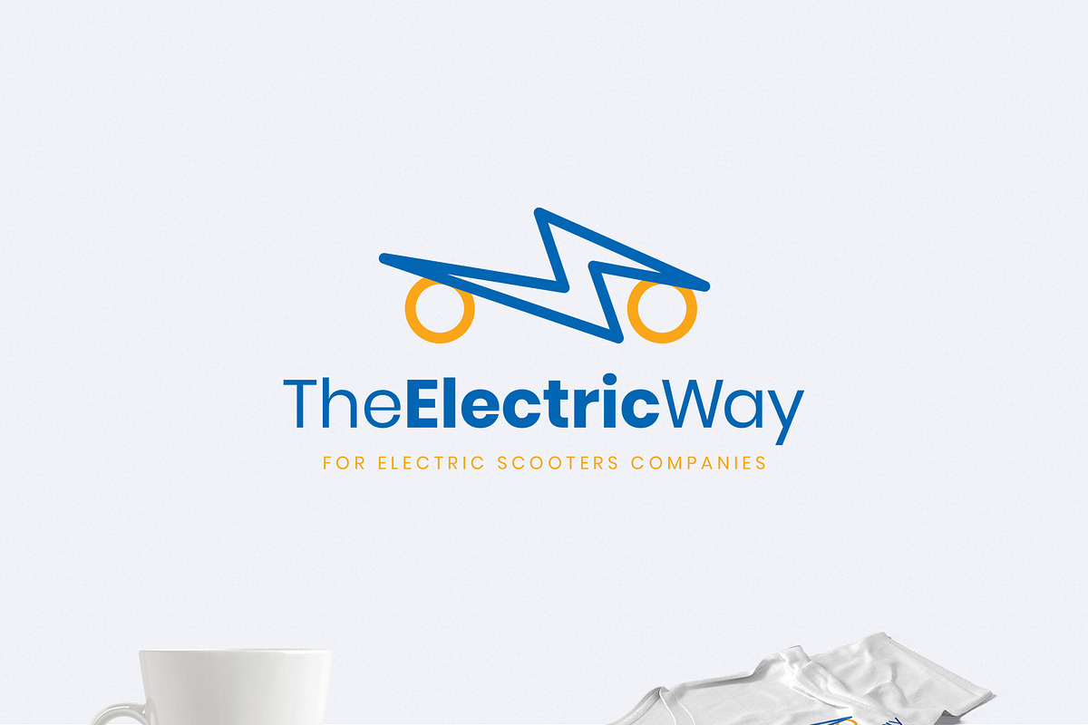 Electric Scooters Logo Template in Logo Templates - product preview 8