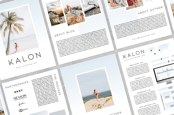 7 Page Media Kit in Stationery Templates - product preview 4