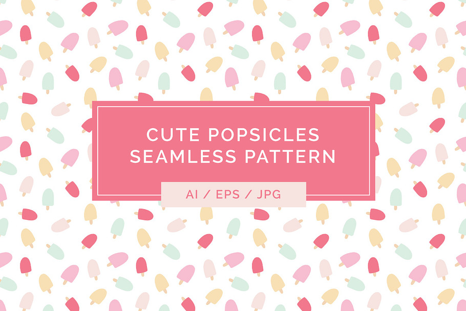 Popsicles Seamless Pattern