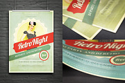 Retro Night Flyer/Poster/Ad