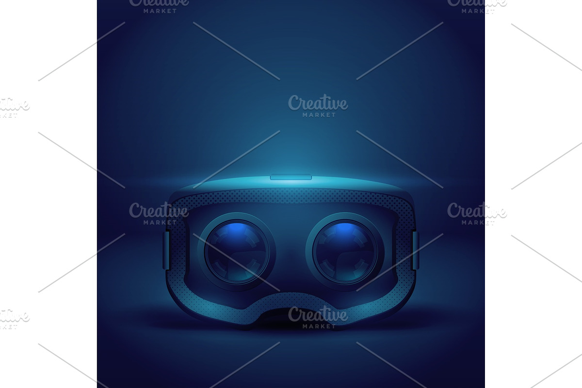 Stereoscopic 3d VR headset in Objects - product preview 8