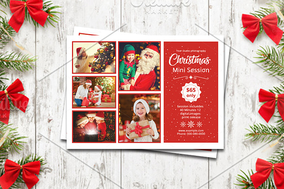 Christmas Mini Session V895 in Flyer Templates - product preview 1