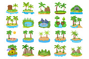 60 Different Scenes of Islands
