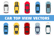 70 Car Top View Vectors