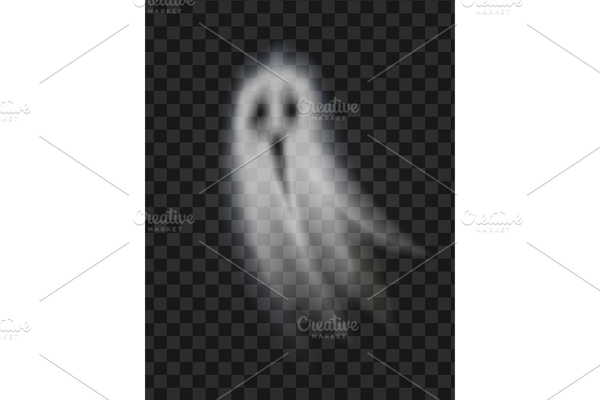 Ghost Poltergeist on Transparent in Objects - product preview 8
