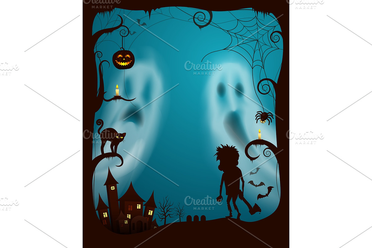 Halloween Ghosts and Night Spooky in Objects - product preview 8