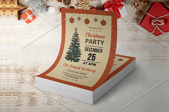 Christmas Party Flyer V898 in Flyer Templates - product preview 3