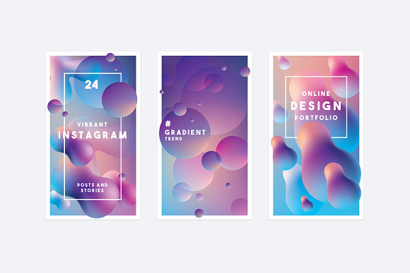 Vibrant Instagram Posts and Stories in Textures - product preview 8
