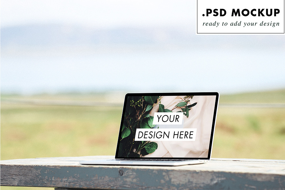 iceland mockup laptop in Product Mockups - product preview 8